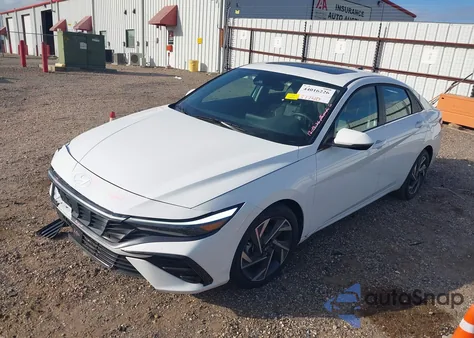 2025 Hyundai Elantra Limited из США, поврежденный, VIN KMHLP4DGXSU863435